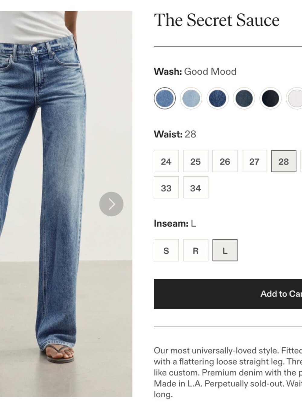AYR "Secret Sauce" Jeans - 28Long - Good Mood wash - Picture 2 of 12